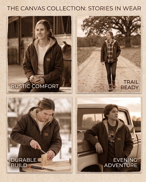 Women’s Sherpa-Lined Insulated Work Jacket – Heavy-Duty Canvas by Insulated Gear