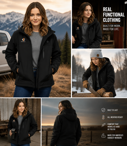 Women's Water-Resistant Heated Jacket