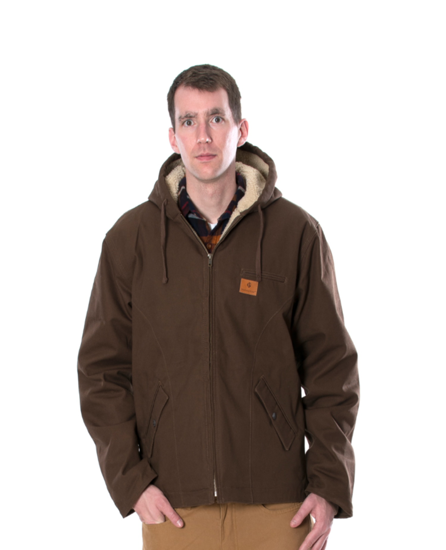 Men's Sherpa Lined Duck work Jackets