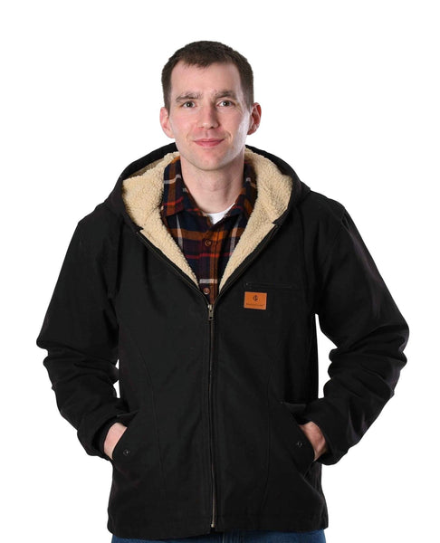 Men's Sherpa Lined Duck work Jackets