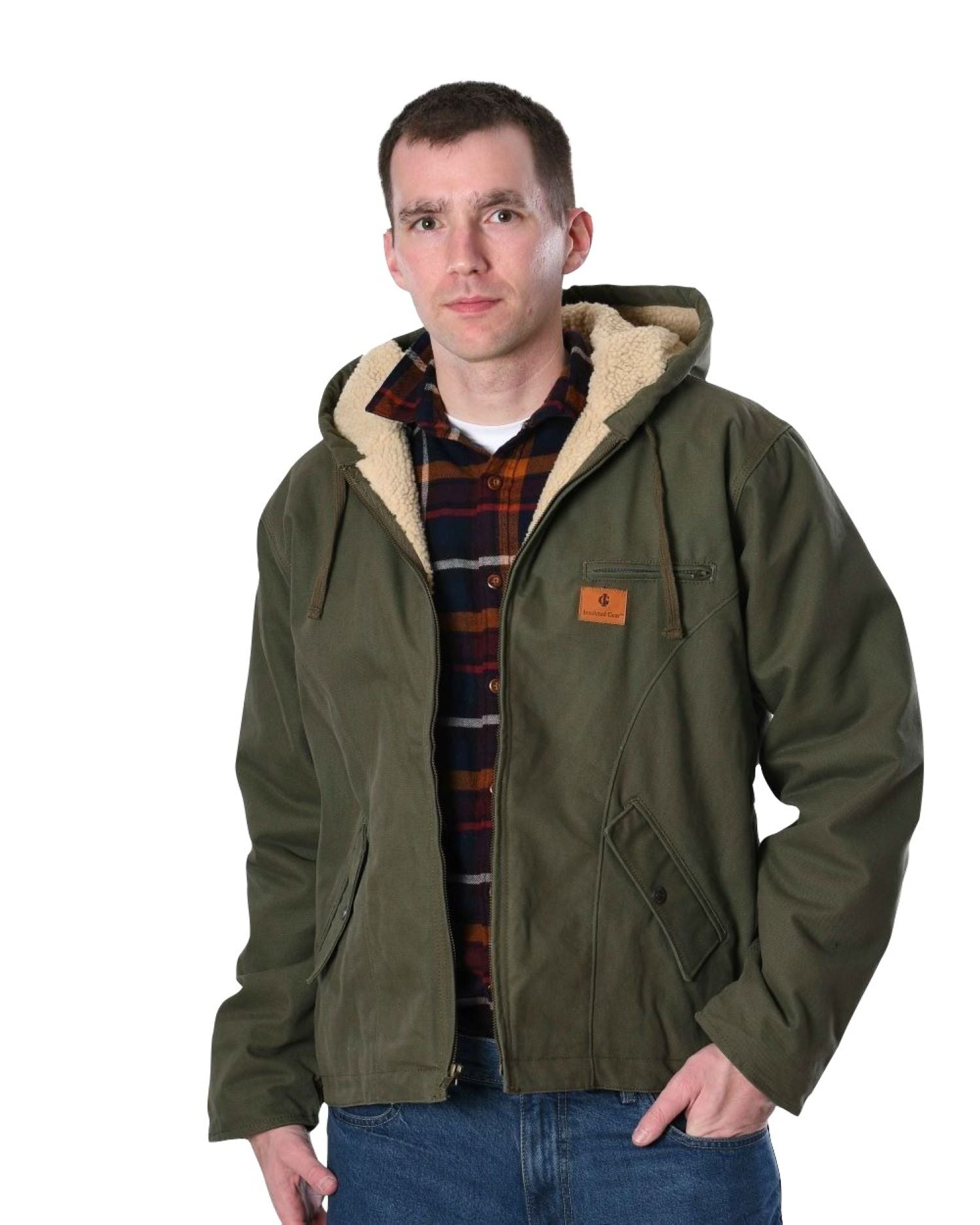 Men's Sherpa Lined Duck work Jackets – Insulated Gear