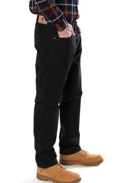 Men's Carpenter Style Canvas Work Pants