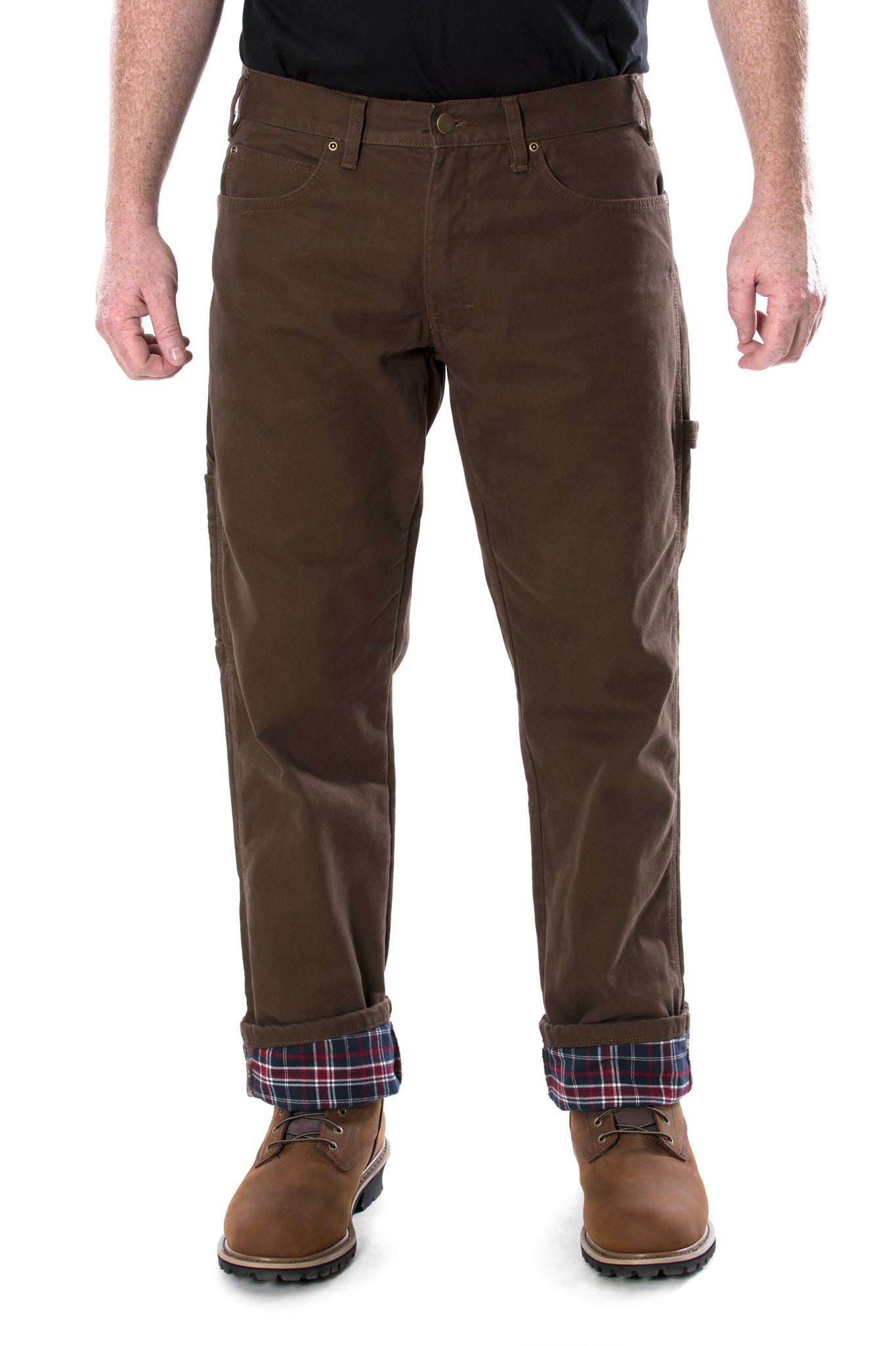 Men's Flannel Lined Canvas work Pants