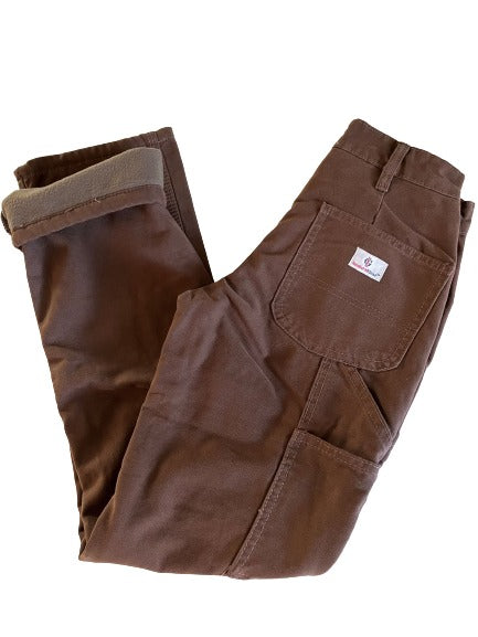 Women's Fleece Lined Canvas pant