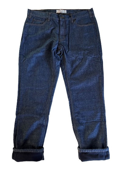 Mens Relaxed Fit Fleece lined Jeans