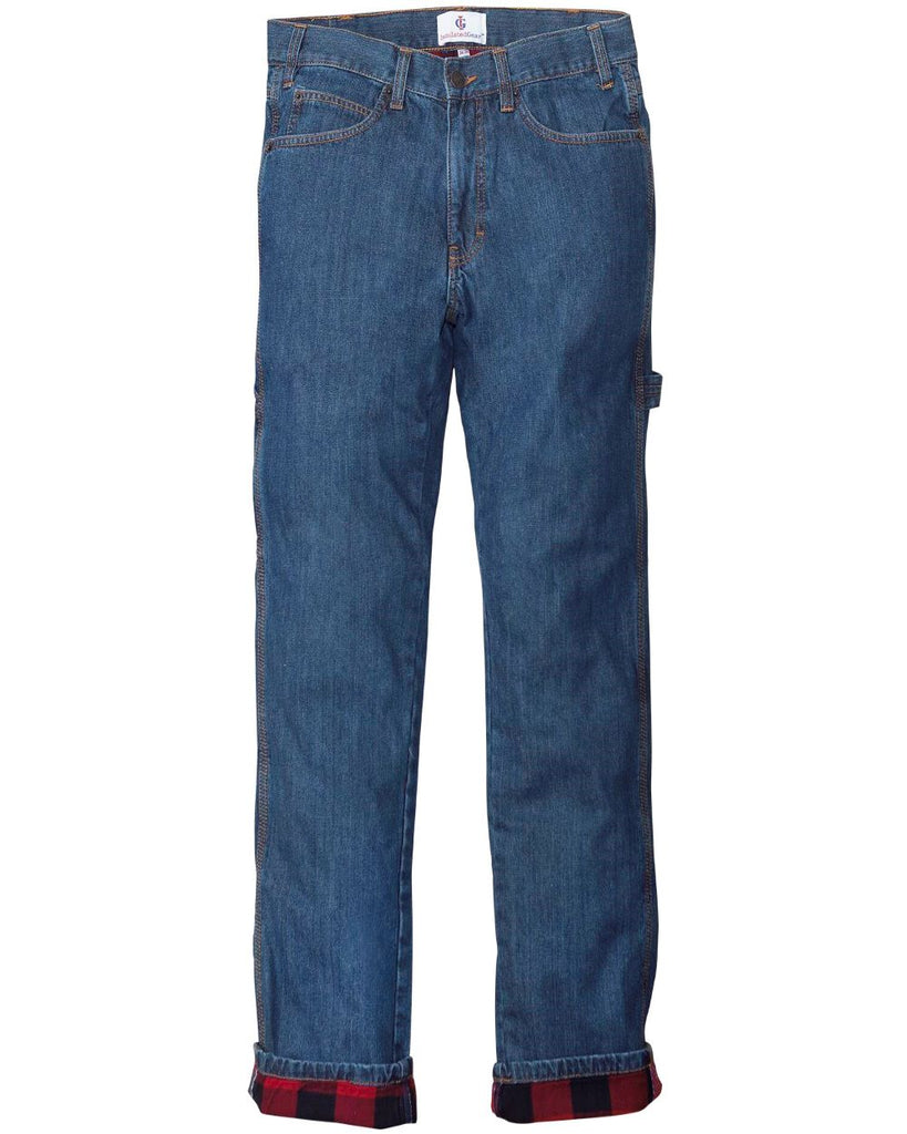 New Lee Fleece Lined Winter Jeans Relaxed Fit Men's Sizes 30 32 34 36 38 40  42 | eBay