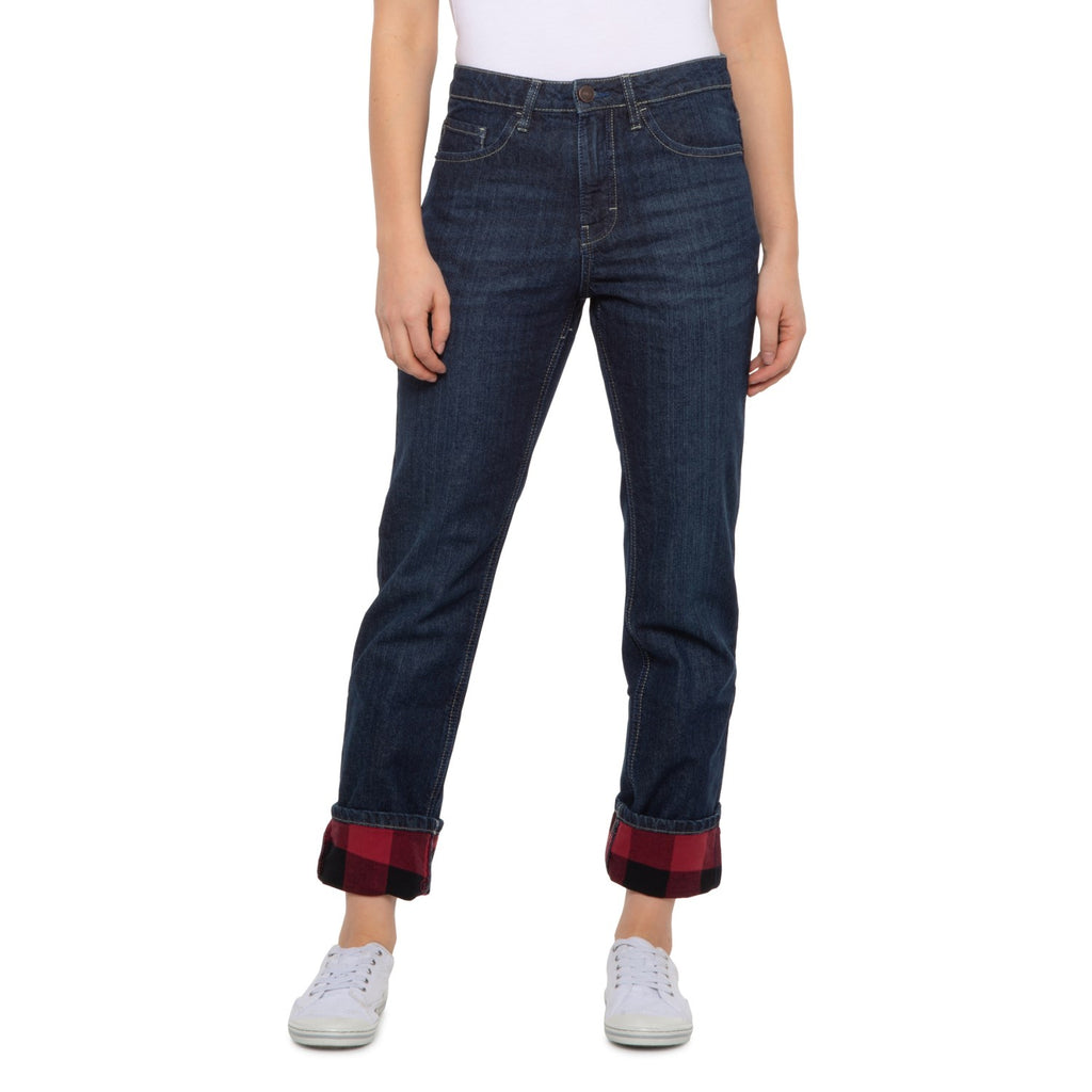 Flannel lined jean jacket store womens