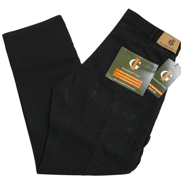 Men's Carpenter Style Canvas Work Pants